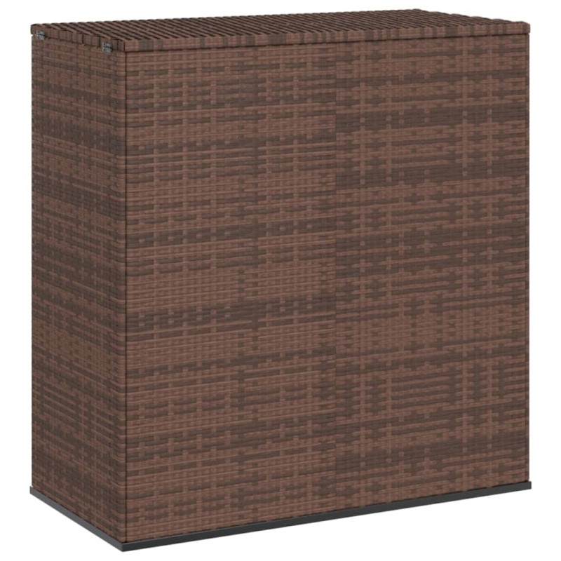 Garten-Kissenbox PE Rattan 100x49x103,5 cm Braun Garten-Kissenbox PE Rattan 100x49x103,5 cm Braun