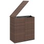 Garten-Kissenbox PE Rattan 100x49x103,5 cm Braun Garten-Kissenbox PE Rattan 100x49x103,5 cm Braun