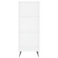 vidaXL Highboard Weiß 34,5x34x180 cm Holzwerkstoff vidaXL Highboard Weiß 34,5x34x180 cm Holzwerkstoff