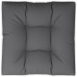 Palettenkissen 80x80x12 cm Grau Stoff Palettenkissen 80x80x12 cm Grau Stoff