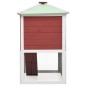 Kleintier-/Kaninchenstall 2 Etagen Rot Holz Kleintier-/Kaninchenstall 2 Etagen Rot Holz