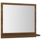 Badspiegel Braun Eichen-Optik 40x10,5x37 cm Holzwerkstoff Badspiegel Braun Eichen-Optik 40x10,5x37 cm Holzwerkstoff
