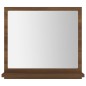 Badspiegel Braun Eichen-Optik 40x10,5x37 cm Holzwerkstoff Badspiegel Braun Eichen-Optik 40x10,5x37 cm Holzwerkstoff