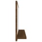 Badspiegel Braun Eichen-Optik 40x10,5x37 cm Holzwerkstoff Badspiegel Braun Eichen-Optik 40x10,5x37 cm Holzwerkstoff