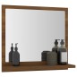 Badspiegel Braun Eichen-Optik 40x10,5x37 cm Holzwerkstoff Badspiegel Braun Eichen-Optik 40x10,5x37 cm Holzwerkstoff