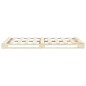 vidaXL Palettenbett Massivholz Kiefer 160×200 cm vidaXL Palettenbett Massivholz Kiefer 160×200 cm