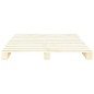 vidaXL Palettenbett Massivholz Kiefer 160×200 cm vidaXL Palettenbett Massivholz Kiefer 160×200 cm