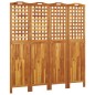 4-tlg. Paravent 162x2x180 cm Massivholz Akazie 4-tlg. Paravent 162x2x180 cm Massivholz Akazie