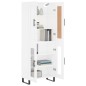 Highboard Weiß 69,5x34x180 cm Holzwerkstoff Highboard Weiß 69,5x34x180 cm Holzwerkstoff