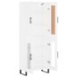Highboard Weiß 69,5x34x180 cm Holzwerkstoff Highboard Weiß 69,5x34x180 cm Holzwerkstoff