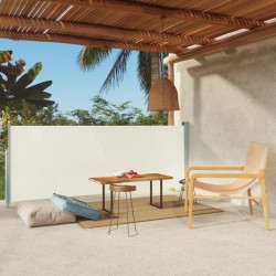Seitenmarkise Ausziehbar 117x300 cm Creme