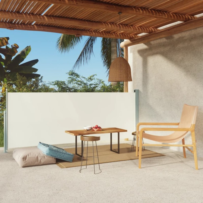 Seitenmarkise Ausziehbar 117x300 cm Creme Seitenmarkise Ausziehbar 117x300 cm Creme