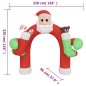Aufblasbarer Weihnachtsbogen mit LEDs 320 cm Aufblasbarer Weihnachtsbogen mit LEDs 320 cm