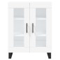 Highboard Weiß 69,5x34x180 cm Holzwerkstoff Highboard Weiß 69,5x34x180 cm Holzwerkstoff