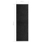 vidaXL Fußmatte Waschbar Schwarz 60x180 cm vidaXL Fußmatte Waschbar Schwarz 60x180 cm