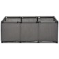 Aufbewahrungsbox Grau 105x34,5x45 cm Stoff Aufbewahrungsbox Grau 105x34,5x45 cm Stoff