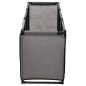 Aufbewahrungsbox Grau 105x34,5x45 cm Stoff Aufbewahrungsbox Grau 105x34,5x45 cm Stoff
