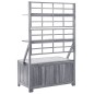 vidaXL Aufbewahrungstruhe mit Rankgitter 99x55x160cm Massivholz Akazie vidaXL Aufbewahrungstruhe mit Rankgitter 99x55x160cm Massivholz Akazie