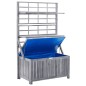 vidaXL Aufbewahrungstruhe mit Rankgitter 99x55x160cm Massivholz Akazie vidaXL Aufbewahrungstruhe mit Rankgitter 99x55x160cm Massivholz Akazie
