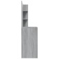 Schminktisch mit Spiegel Grau Sonoma 74,5x40x141 cm Schminktisch mit Spiegel Grau Sonoma 74,5x40x141 cm