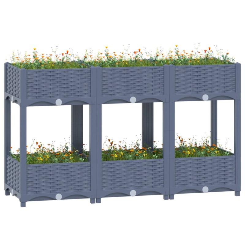 Hochbeet 120x40x71 cm Polypropylen Hochbeet 120x40x71 cm Polypropylen