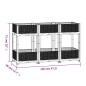 Hochbeet 120x40x71 cm Polypropylen Hochbeet 120x40x71 cm Polypropylen