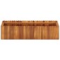 Garten-Hochbeet 100 x 30 x 25 cm Massivholz Akazie Garten-Hochbeet 100 x 30 x 25 cm Massivholz Akazie
