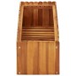 Garten-Hochbeet 100 x 30 x 25 cm Massivholz Akazie Garten-Hochbeet 100 x 30 x 25 cm Massivholz Akazie