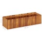 Garten-Hochbeet 100 x 30 x 25 cm Massivholz Akazie Garten-Hochbeet 100 x 30 x 25 cm Massivholz Akazie