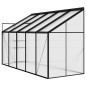 Gewächshaus Anthrazit Aluminium 6,23 m³ Gewächshaus Anthrazit Aluminium 6,23 m³