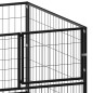 Hundezwinger Schwarz 200x100x70 cm Stahl Hundezwinger Schwarz 200x100x70 cm Stahl