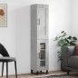 Highboard Betongrau 34,5x34x180 cm Holzwerkstoff Highboard Betongrau 34,5x34x180 cm Holzwerkstoff