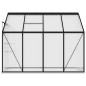 Anlehngewächshaus Anthrazit Aluminium 5,24 m³ Anlehngewächshaus Anthrazit Aluminium 5,24 m³