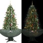Schneiender Weihnachtsbaum mit Schirmfuß Grün 170 cm Schneiender Weihnachtsbaum mit Schirmfuß Grün 170 cm