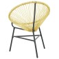 Garten-Acapulco-Stuhl Poly-Rattan Beige Garten-Acapulco-Stuhl Poly-Rattan Beige