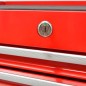 Werkstattwagen mit 1125 Werkzeugen Stahl Rot Werkstattwagen mit 1125 Werkzeugen Stahl Rot