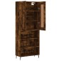 Highboard Räuchereiche 69,5x34x180 cm Holzwerkstoff Highboard Räuchereiche 69,5x34x180 cm Holzwerkstoff