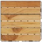 Terrassenfliesen 10 Stk. 30x30 cm Massivholz Teak Vertikal Terrassenfliesen 10 Stk. 30x30 cm Massivholz Teak Vertikal