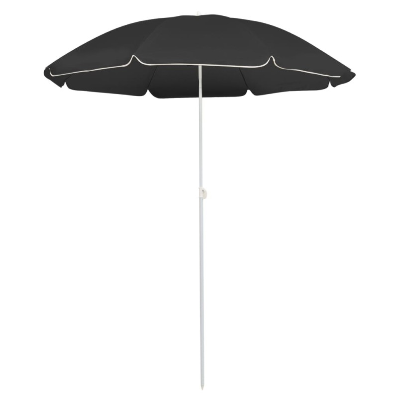 Sonnenschirm mit Stahlmast Anthrazit 180 cm Sonnenschirm mit Stahlmast Anthrazit 180 cm