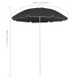 Sonnenschirm mit Stahlmast Anthrazit 180 cm Sonnenschirm mit Stahlmast Anthrazit 180 cm