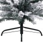 Schlanker Künstlicher Weihnachtsbaum Beschneit Grün 240 cm PVC Schlanker Künstlicher Weihnachtsbaum Beschneit Grün 240 cm PVC