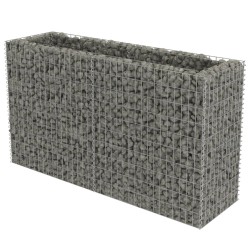  vidaXL Gabionen-Hochbeet Verzinkter Stahl 180×50×100 cm