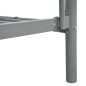 Etagenbettgestell Grau Metall 140x200 cm/90x200 cm Etagenbettgestell Grau Metall 140x200 cm/90x200 cm