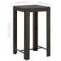 Garten-Bartisch Braun 60,5x60,5x110,5 cm Poly Rattan Garten-Bartisch Braun 60,5x60,5x110,5 cm Poly Rattan