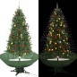 Schneiender Weihnachtsbaum mit Schirmfuß Grün 190 cm Schneiender Weihnachtsbaum mit Schirmfuß Grün 190 cm