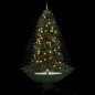 Schneiender Weihnachtsbaum mit Schirmfuß Grün 190 cm Schneiender Weihnachtsbaum mit Schirmfuß Grün 190 cm