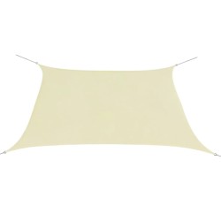 vidaXL Sonnensegel Oxford-Gewebe Quadratisch 2x2 m Creme