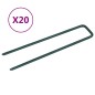 vidaXL Nägel für Kunstrasen 20 Stk. U-Form Eisen vidaXL Nägel für Kunstrasen 20 Stk. U-Form Eisen