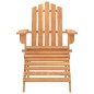 vidaXL Adirondack-Gartenstuhl mit Fußstütze Massivholz Akazie vidaXL Adirondack-Gartenstuhl mit Fußstütze Massivholz Akazie