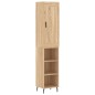 Highboard Sonoma-Eiche 34,5x34x180 cm Holzwerkstoff Highboard Sonoma-Eiche 34,5x34x180 cm Holzwerkstoff
